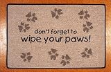 Wipe Your Paws Decorative Mat