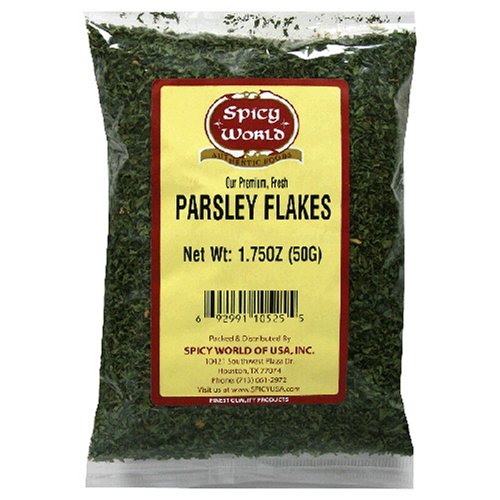 Spicy World Parsley Flakes,B162 1.75-Ounce Bags (Pack of 6)
