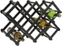 Oenophilia Accordia Wine Rack, Black