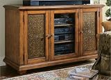 Hooker Furniture 371-55-455 Decorator Group Plasma TV Stand in Distressed Finish