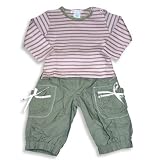 Mish Mish - Newborn/Infant Baby Girls Long Sleeved Pant Set, Pink, Putty