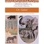 David & Charles Cross Stitch Collection: On Safari (David & Charles Cross Stitch Collections) book cover