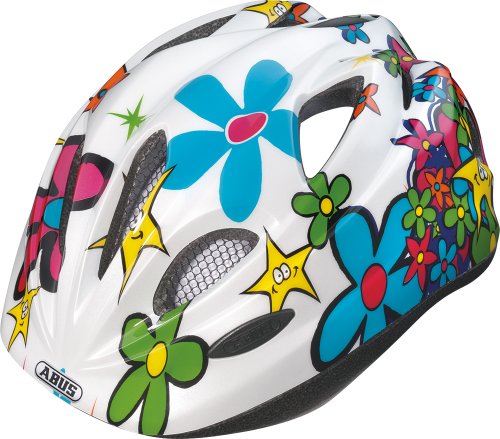 ABUS Kinder Fahrradhelm Chilly, funny flower, 45-50 cm, 55370-7