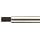 Union Butterfield 1534(UNC)/1534(UNF) High-Speed Steel Spiral Point Tap, Uncoated (Bright) Finish, Round Shank with Square End
