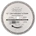 Freud LU73M012 12-Inch 72 Tooth ATB Cabinetmaker's Crosscutting Saw Blade with 1-Inch Arbor