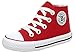 iDuoDuo Classic Kids Casual Comfort Zipper Lace Up High Top Canvas Shoes Red 12 M US Little Kid