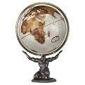 Atlas Metallic Globe - Bronze (12")