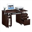 Techni Mobili Super Storage Computer Desk in Chocolate Finish