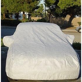 4 Layer Fleece Lined Aqua Plush Car Cover by Beverly Bay. Fits cars up to 17 feet 6 inches long (Cadillac De Ville, Seville, Eldorado, 300, RL, Mercedes CL, SEL, BMW 745, 750, Grand Prix, RL, and Phaeton, etc.)