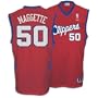 Clippers NBA Men's Replica Road Jersey ( sz. XXL, Red : Maggette, Corey : Clippers )
