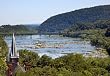 Confluence, Shenandoah and Potomac Rivers from Jefferson Rock, Harpers Ferry, WV - Compelling 16x20 Photographic Print by Brendan Reals