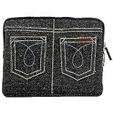 Denim Jeans Sleeve Case for iPad & Tablet Devices (iPad, iPad 2, Xoom, Galaxy Tab, G-Slate)