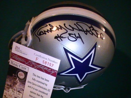 RANDY WHITE SIGNED AUTOGRAPHED MINI HELMET DALLAS COWBOYS COA JSA