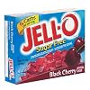 Kraft Jell-O Sugar-Free Gelatin Dessert, Black Cherry, 0.6-Ounce Boxes (Pack of 24)