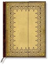 Smythe Sewn Old Faux-Leather Wraps, Embossed, Lined