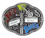 Jazz - Blues Belt Buckle - Bourbon Street