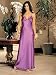 Shirley of Hollywood 20300 Charmeuse Long Gown With Lace Cups