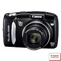 Canon PowerShot 10.0MP Digital Camera - Black (SX120 IS)