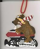 Bear 1 Snowmobile Ornament