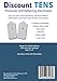 Discount TENS Brand Replacement TENS Electrodes, Premium Quality Electrode Pads Compatible with HiDow TENS Units, 10 Pair of Snap TENS Unit Electrodes (20 TENS Unit Pads), 2 inch X 4 inch