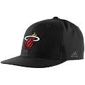 adidas Miami Heat Black Basic Logo Fitted Hat