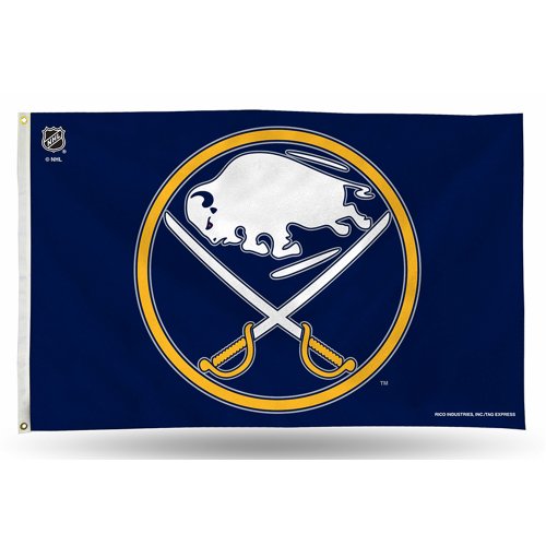 NHL 3-Foot by 5-Foot Single Sided Banner Flag with Grommets