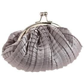 Jessica McClintock Pleated Frame Clutch