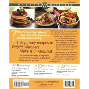 Weight Watchers Make It in Minutes: Easy Recipes in 15, 20, and 30 Minutes