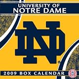 Notre Dame Fighting Irish 2009 Box Calendar