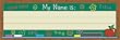 SELF-ADHESIVE NAME PLATES