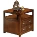 Antique End Tables - Antique Cherry Finished End Table Distressed Antique Cherry