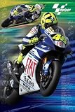 Posters: Motorcycles Poster - Moto GP, Valentino Rossi (36 x 24 inches)