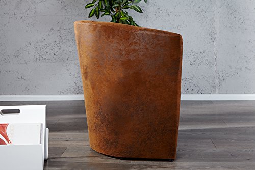 Stylischer Clubsessel ART DECO braun Antik Sessel Clubsessel - 7