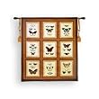 Butterflies Tapestry Wallhanging Comes With Wall Hanging Rod and Tassels