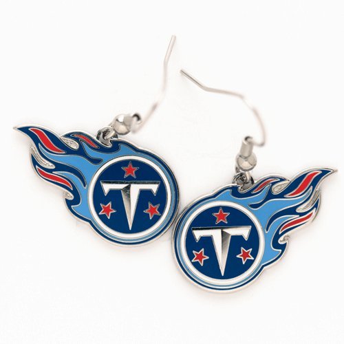 Tennessee Titans Logo Dangle Earrings