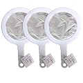 Sasha Square Ultra-Fine Nylon Mesh Strainer Set of 3-100 + 200 + 400 Mesh