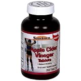 Sundown Apple Cider Vinegar, 200 Tablets (Pack of 4)