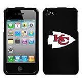 iPhone 4 Kansas City Chiefs Black Snap on Superior Hard Cover