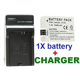NEEWER® AC Wall Charger Adapter plus LP-E5 Battery for EOS Rebel Series Digital Cameras - 1000D, 450D, 500D, T1i, Xs, & Xsi (View amazon detail page) ASIN: B003YNR4QS Manufacturer: Neewer Manufacturer Part Number: #BT-LP-E5+CH-LP-E5-USA@@9