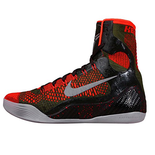 Nike Mens Kobe Ix Elite Xdr Strategy Sequoia Rflct Silver