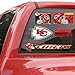 WinCraft NFL Kansas City Chiefs Ultra Decal Sheet, 11
