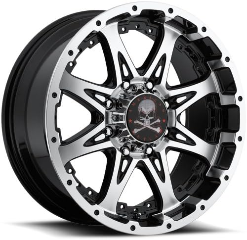 American Outlaw Buckshot Series Black Wheel with Machined Face (20x9"/6x139.7mm)