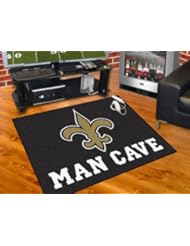 Automotive Parts and Accessories: FANMATS 14336 NFL New Orleans Saints Nylon Universal Man Cave All-Star Mat - FANMATS