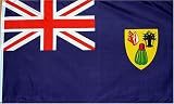 Turks and Caicos Island National Country Flag - 3 foot by 5 foot Polyester (New)