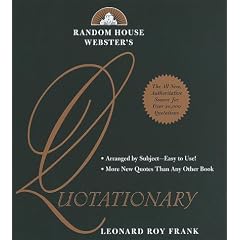 Random House Webster's Quotationary