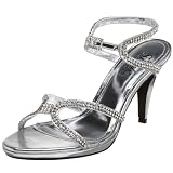 Sizzle By Coloriffics Ladies Cozumel Metallic Sandal by Coloriffics