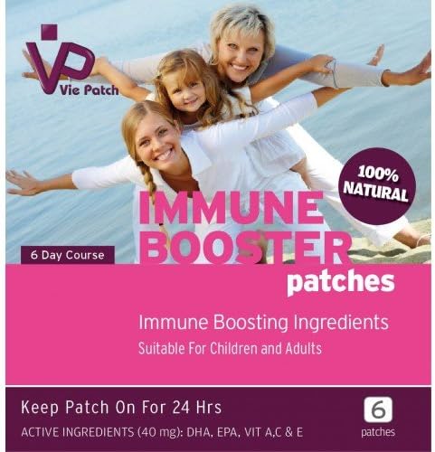 Vie Patch - IMMUNE BOOSTER - 18 Patches. 100% Natural. 6 Day Course