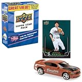 Upper Deck Houston Astros 2008  MLB Dodge Charger with Hunter Pence Trading Card and 2008 Series 1 Super Pack