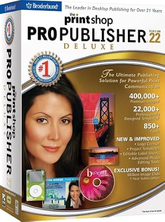 The Print Shop Pro Publisher 22 Deluxe [DVD] [OLD VERSION]