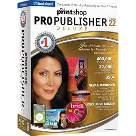 Click here to buy The Print Shop Pro Publisher 22 Deluxe [DVD] [OLD VERSION] by Encore.